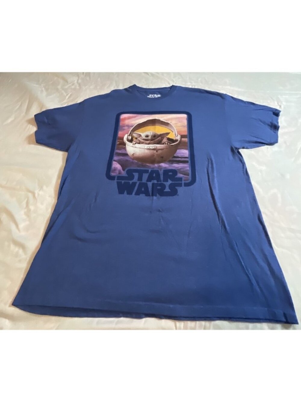 Star Wars The Mandalorian Graphic Tee T Shirt Baby Yoda Men’s 2XL
